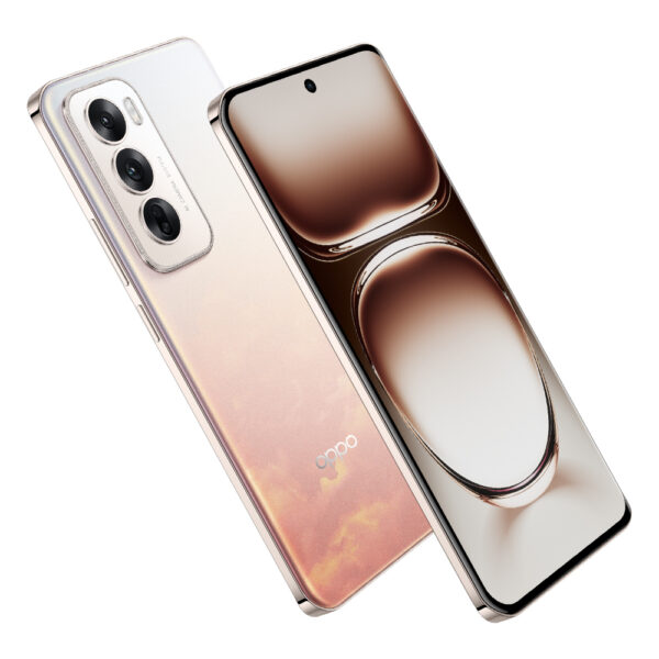 Oppo Reno 12 5G 256 GB, 8 GB RAM, Sunset Peach, Mobile Phone - Image 4