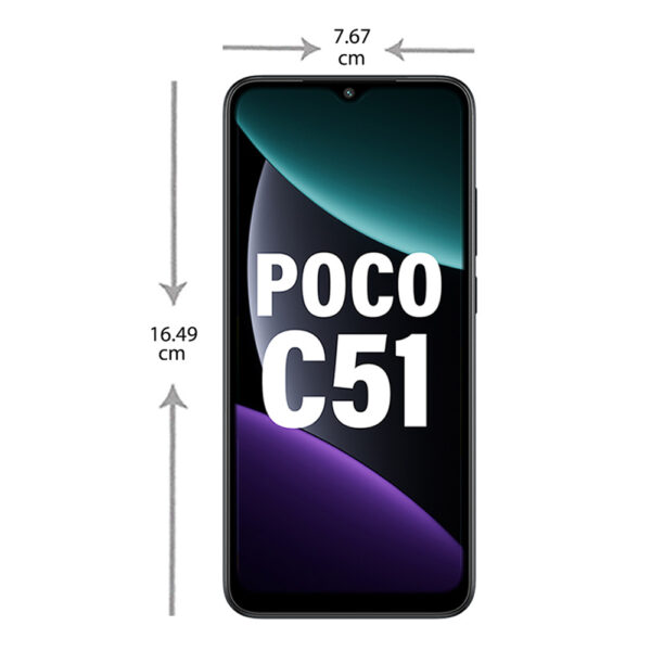 Poco C series C 51 64 GB, 4 GB RAM, Power Black - Image 5