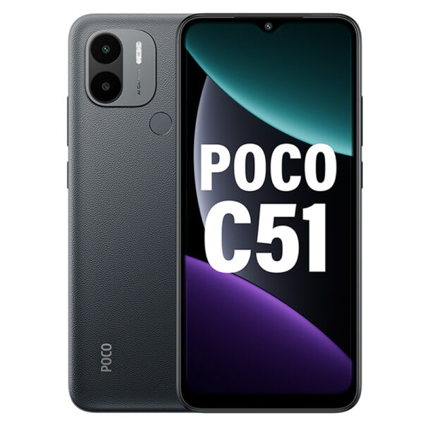 Poco C series C 51 64 GB, 4 GB RAM, Power Black
