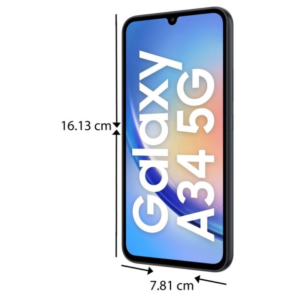 Samsung Galaxy A34 5G 128 GB, 8 GB RAM, Awesome Graphite - Image 3