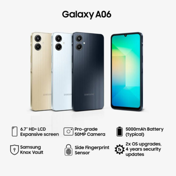 Samsung Galaxy A06 64 GB, 4 GB RAM, Blue - Image 4