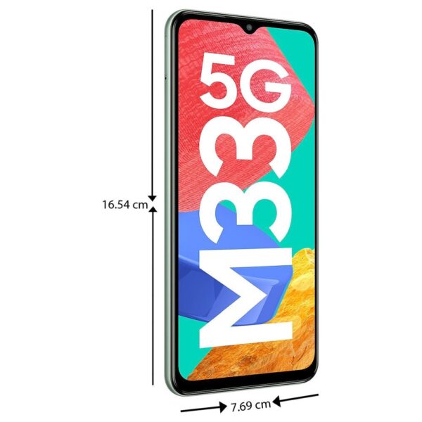 Samsung Galaxy M33 5G 128 GB, 6 GB RAM, Mystique Green - Image 5
