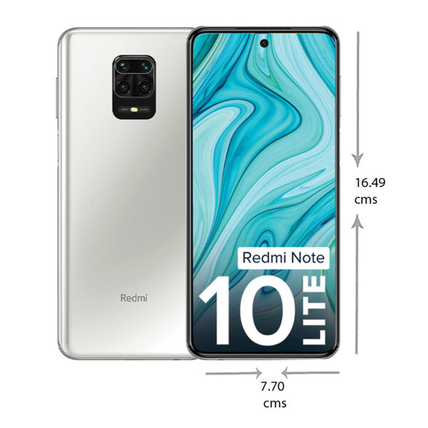 Xiaomi Redmi Note 10 Lite 64 GB, 4 GB RAM, Glacier White - Image 2